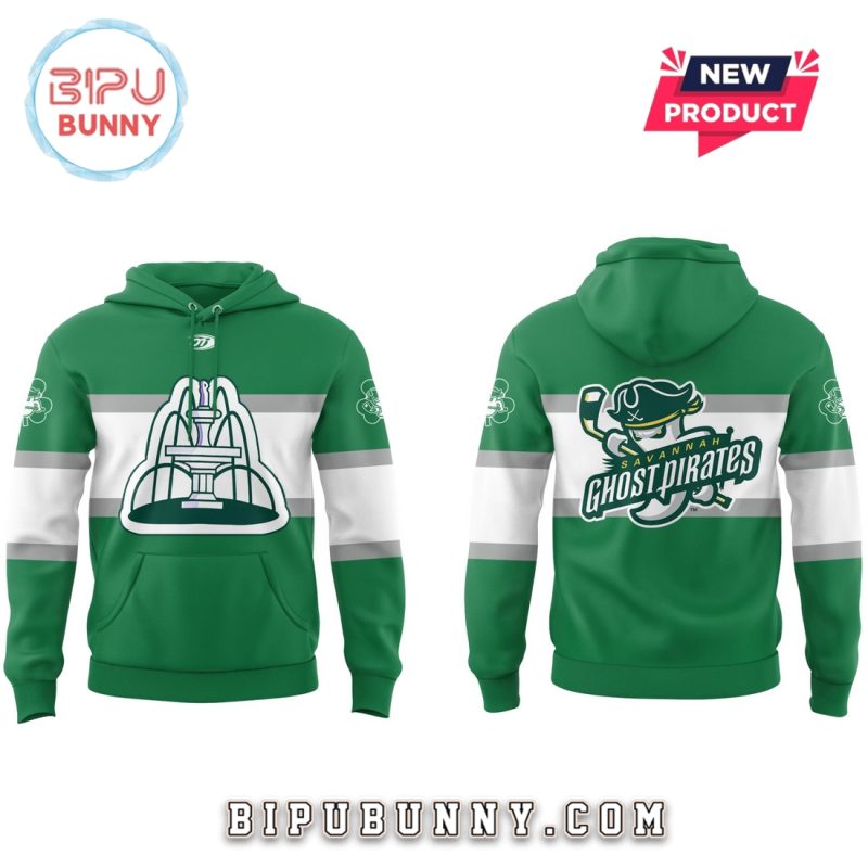 Savannah Ghost Pirates 2025 St. Patrick Day Hoodie And Pants
