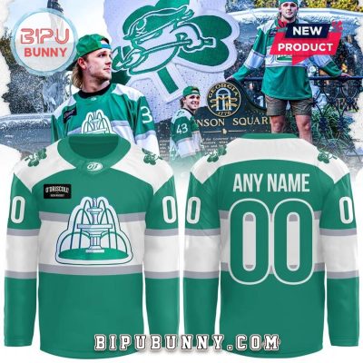 Savannah Ghost Pirates ECHL 2025 St. Patrick Day Hockey Jersey