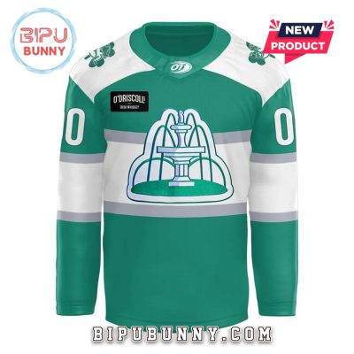 Savannah Ghost Pirates ECHL 2025 St. Patrick Day Hockey Jersey