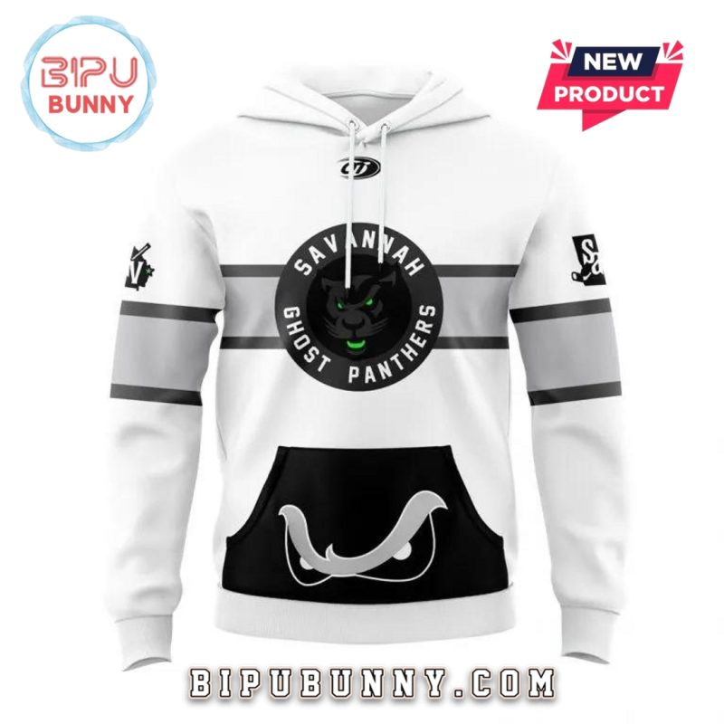 Savannah Ghost Pirates ECHL 2025 White Hoodie