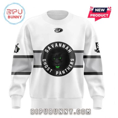 Savannah Ghost Pirates ECHL 2025 White Hoodie