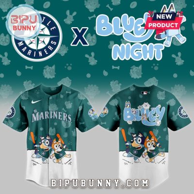 Seattle Mariners 2025 Bluey Night Baseball Jersey