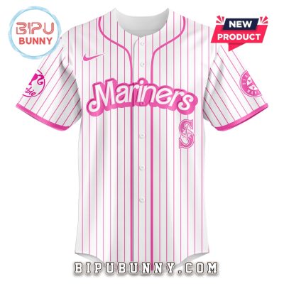 Seattle Mariners MLB x Barbie Night Game Baseball Jersey