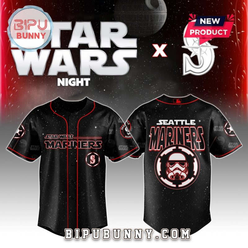 Seattle Mariners MLB x Star Wars Night 2025 Baseball Jersey