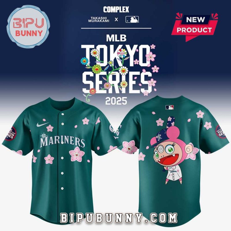 Seattle Mariners Takashi Murakami Tokyo Series Baseball Jersey