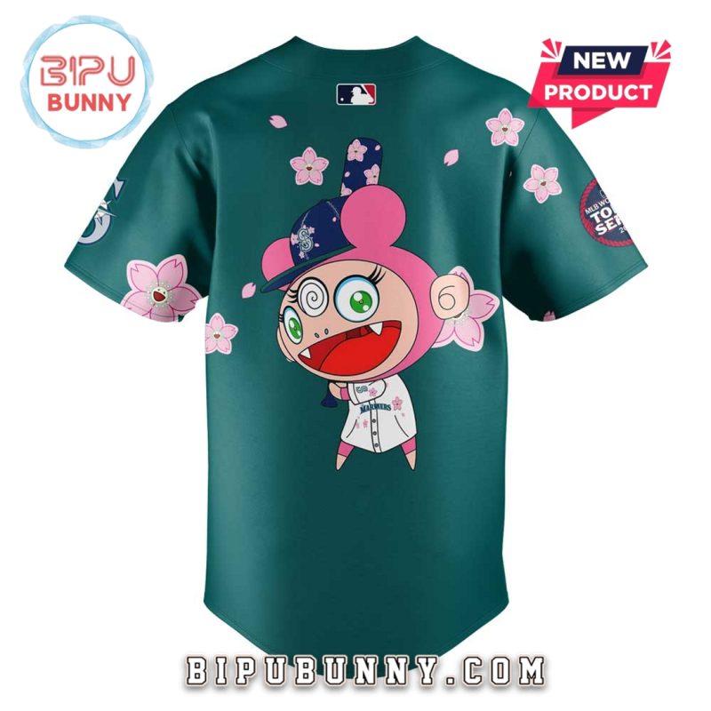 Seattle Mariners Takashi Murakami Tokyo Series Baseball Jersey