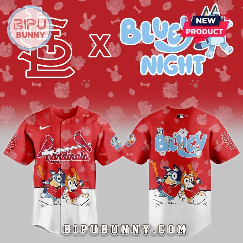 St.Louis Cardinals 2025 Bluey Night Baseball Jersey