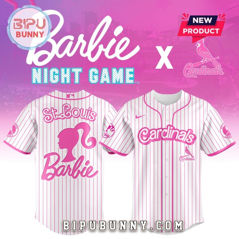St.Louis Cardinals MLB x Barbie Night Game Baseball Jersey