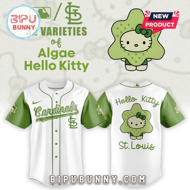 St.Louis Cardinals x 32 Algae Hello Kitty Baseball Jersey