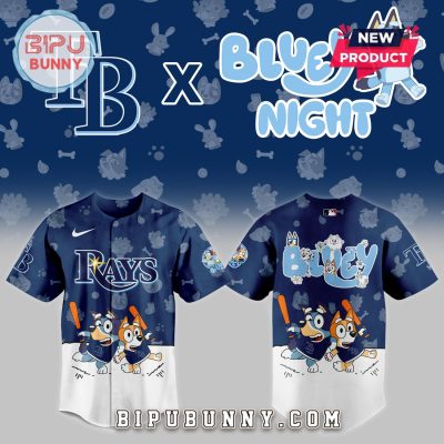 Tampa Bay Rays 2025 Bluey Night Baseball Jersey