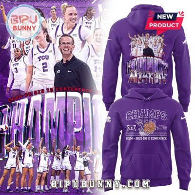 TCU Horned Frogs Big 12 Basketball Champions Hoodie And Pants