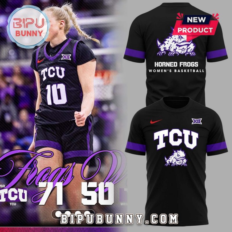 TCU Horned Frogs Women’s Basketball Black Hoodie