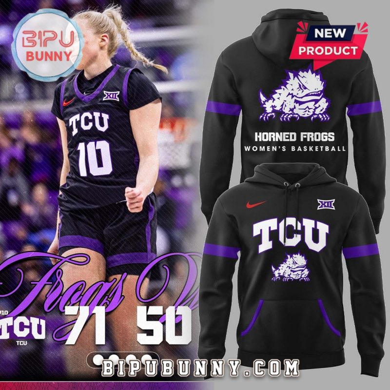 TCU Horned Frogs Women’s Basketball Black Hoodie And Pants