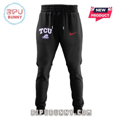 TCU Horned Frogs Women’s Basketball Black Hoodie And Pants