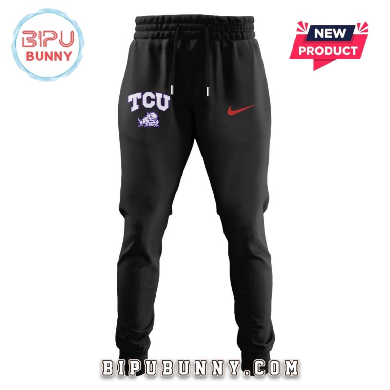TCU Horned Frogs Women’s Basketball Black Hoodie And Pants