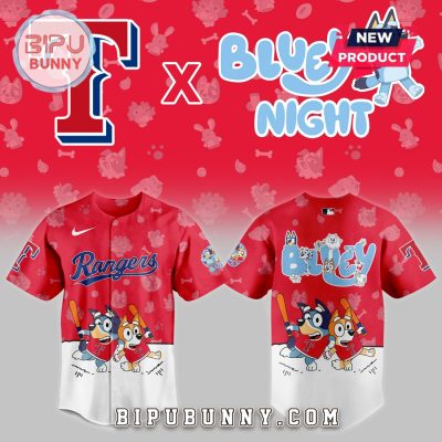 Texas Rangers 2025 Bluey Night Baseball Jersey