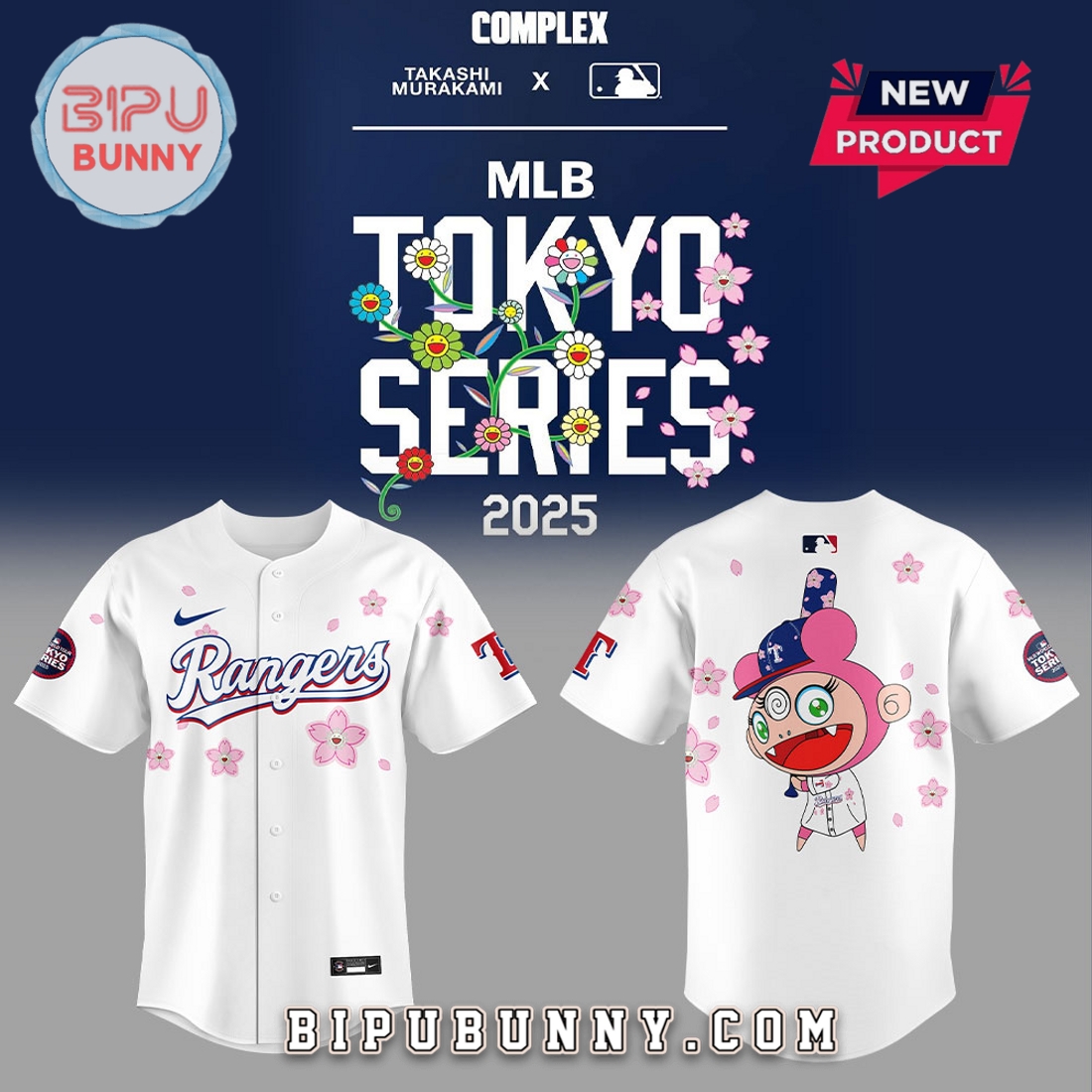 Texas Rangers 2025 MLB Tokyo Series Baseball Jersey Texas Rangers 2025 MLB Tokyo Series Baseball Jersey