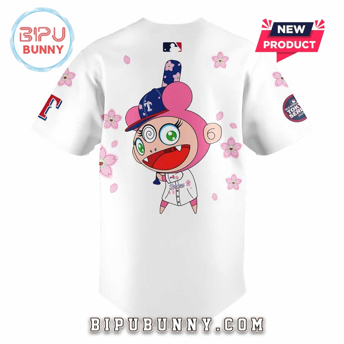 Texas Rangers 2025 MLB Tokyo Series Baseball Jersey Texas Rangers 2025 MLB Tokyo Series Baseball Jersey