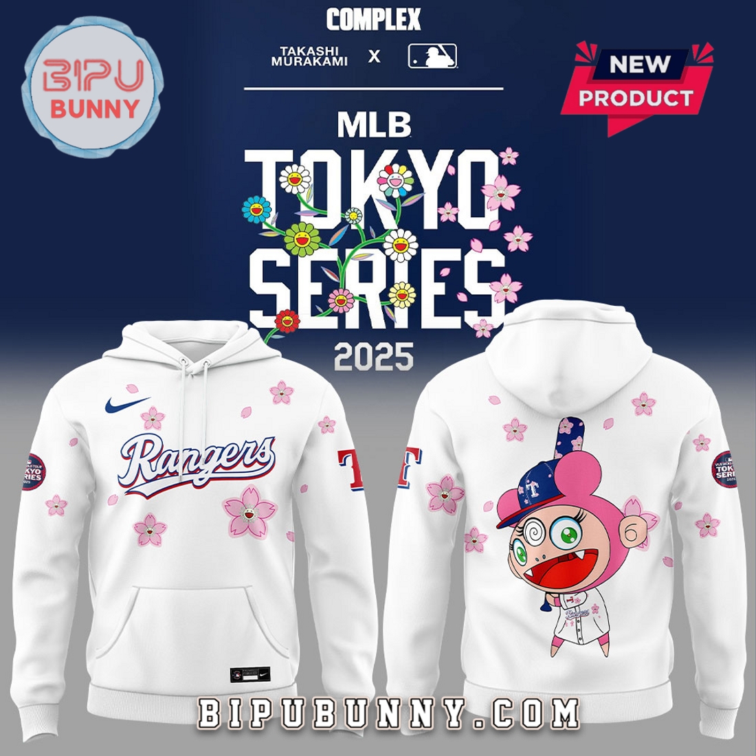 Texas Rangers 2025 MLB Tokyo Series Hoodie Texas Rangers 2025 MLB Tokyo Series Hoodie