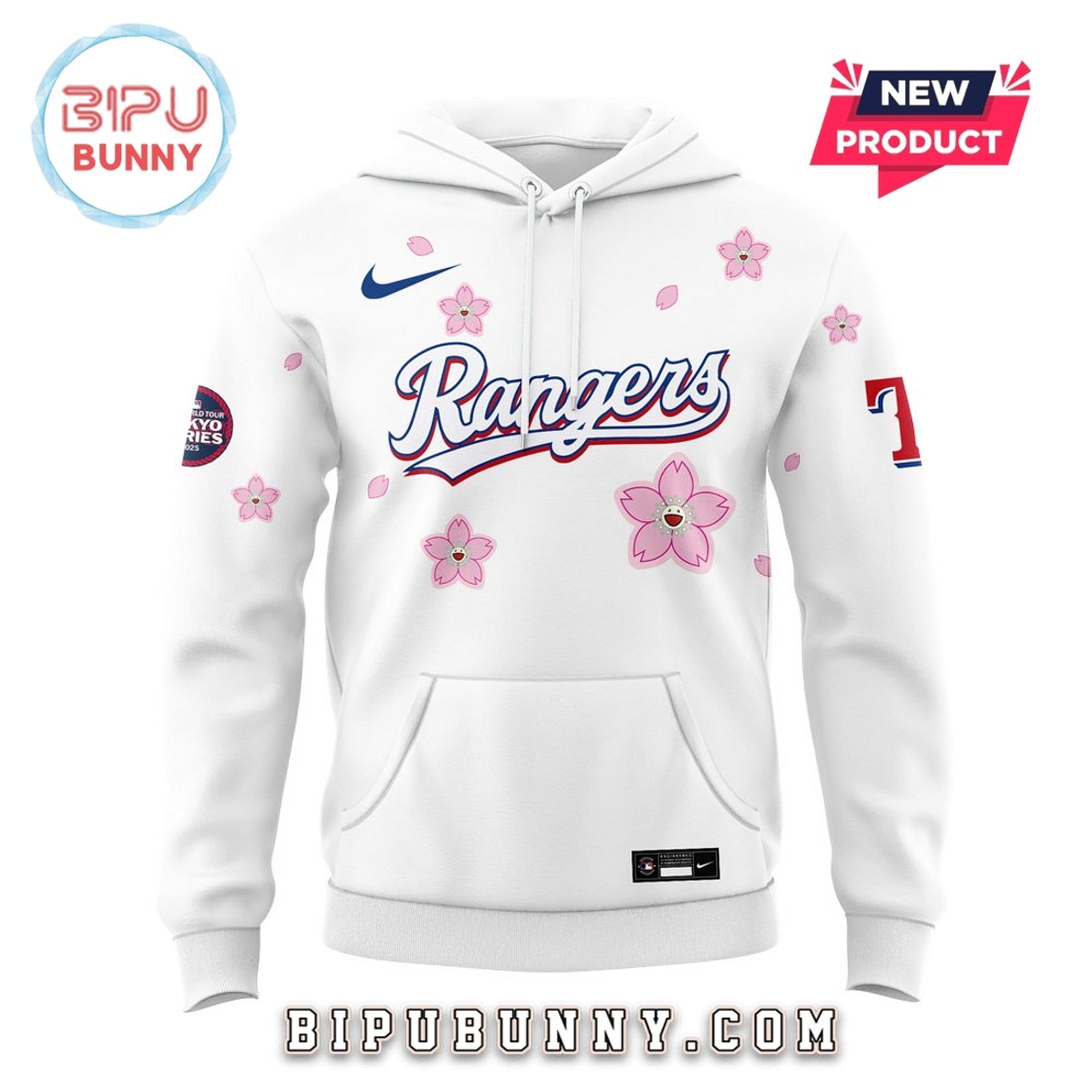 Texas Rangers 2025 MLB Tokyo Series Hoodie Texas Rangers 2025 MLB Tokyo Series Hoodie