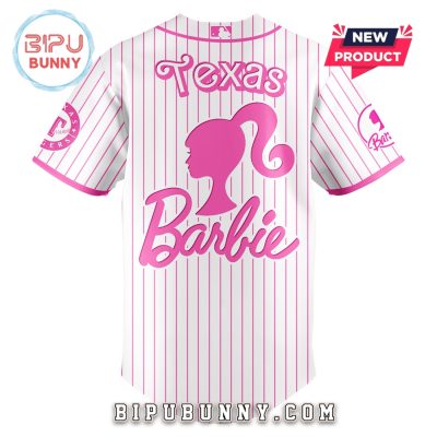 Texas Rangers MLB x Barbie Night Game Baseball Jersey