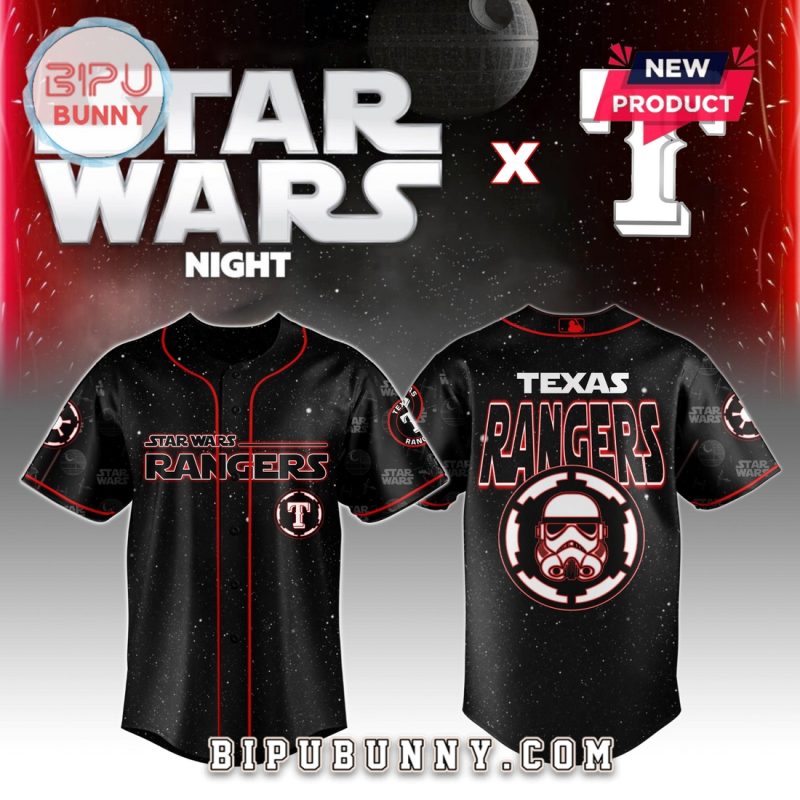 Texas Rangers MLB x Star Wars Night 2025 Baseball Jersey
