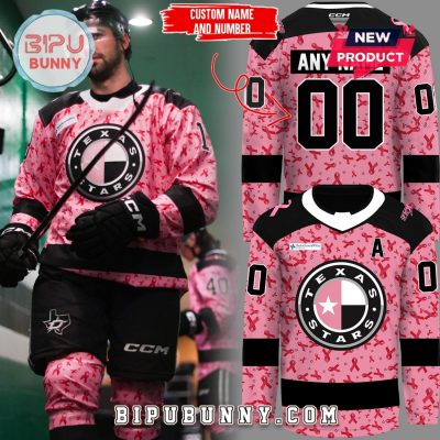 Texas Stars ECHL 2025 Limited Fight Cancer Hockey Jersey