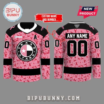 Texas Stars ECHL 2025 Limited Fight Cancer Hockey Jersey