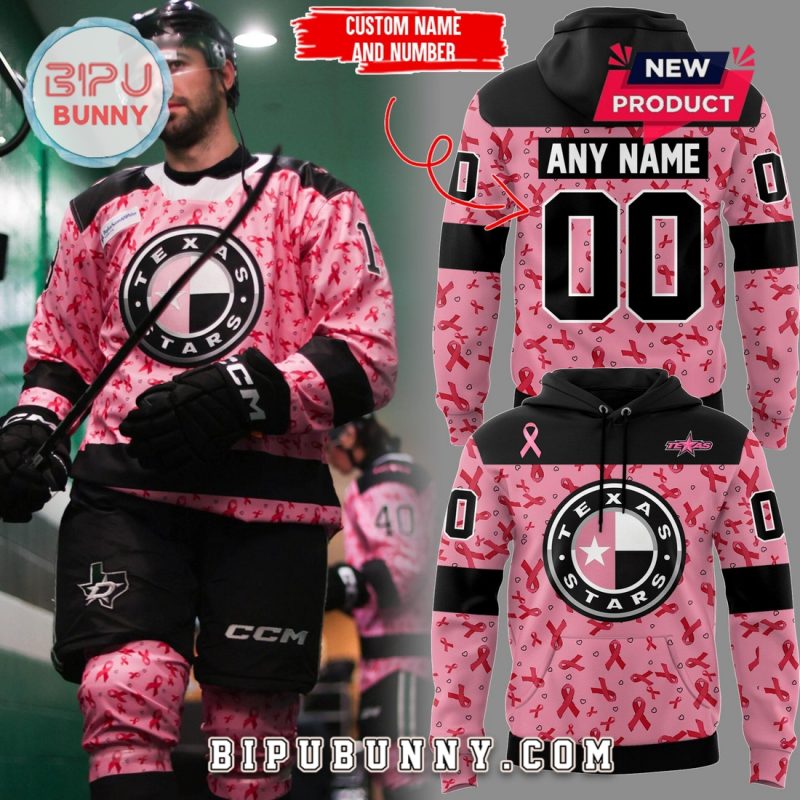 Texas Stars ECHL 2025 Limited Fight Cancer Hoodie And Pants