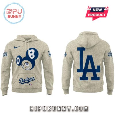 Tokyo Series 2025 Dodgers Gray Hoodie