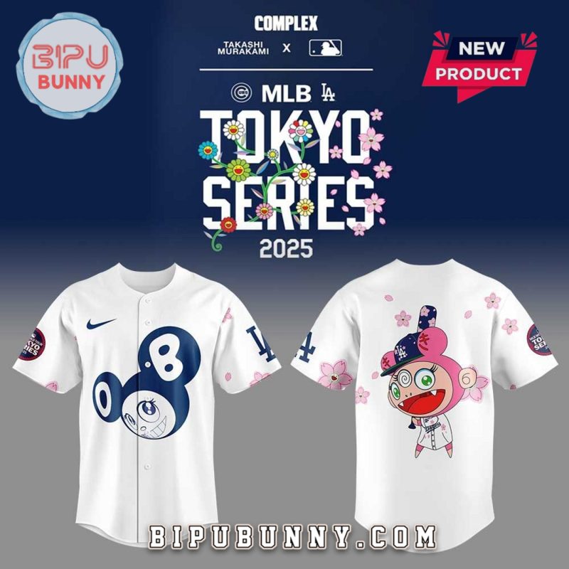 Tokyo Series 2025 Takashi Murakami Dodgers Baseball Jersey