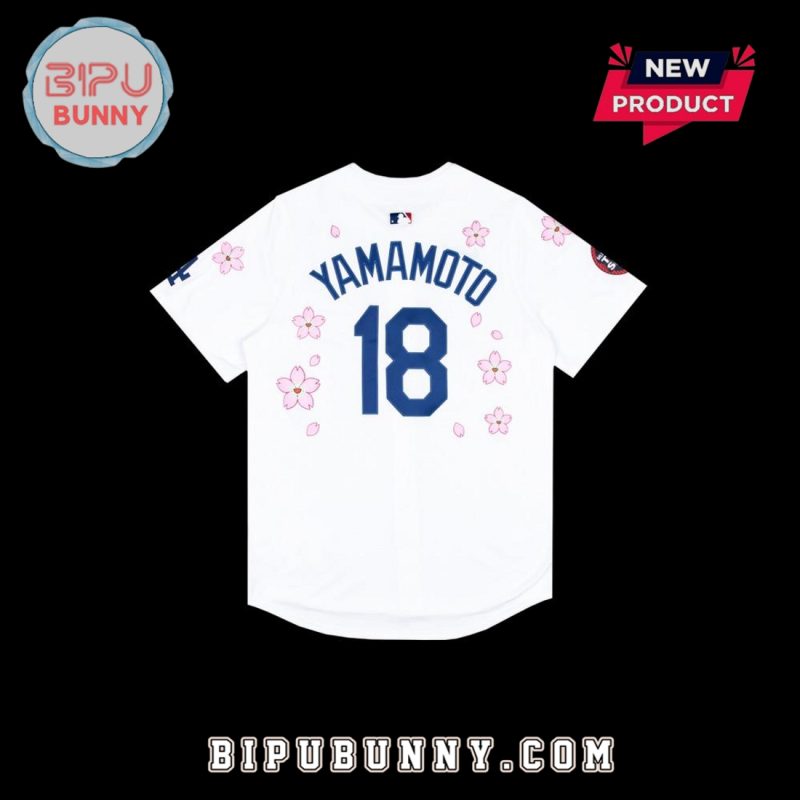 Tokyo Series 2025 Yamamoto Dodgers Baseball Jersey