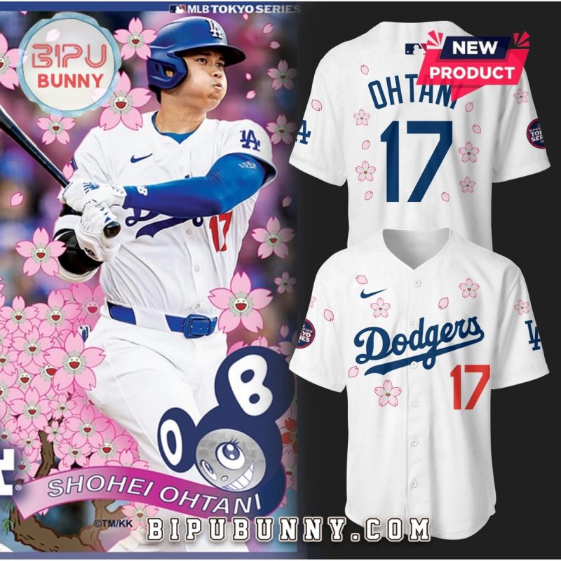 Tokyo Series LA Dodgers x Ohtani Baseball Jersey