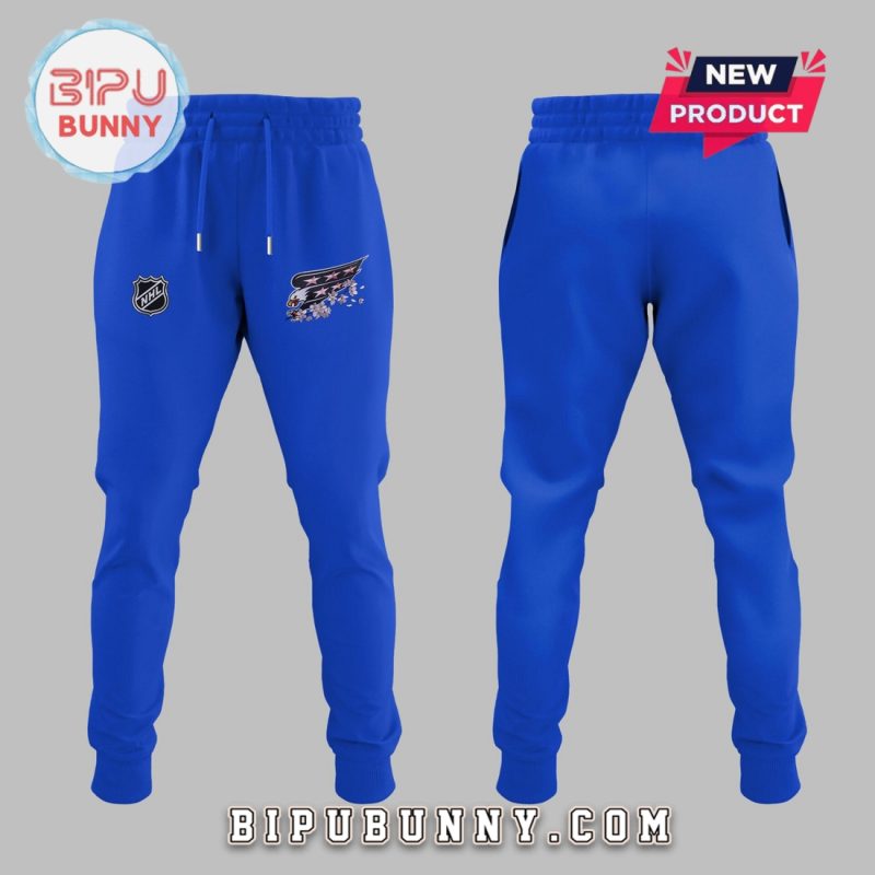 Washington Capitals Behind The Blossom Blue Hoodie And Pants