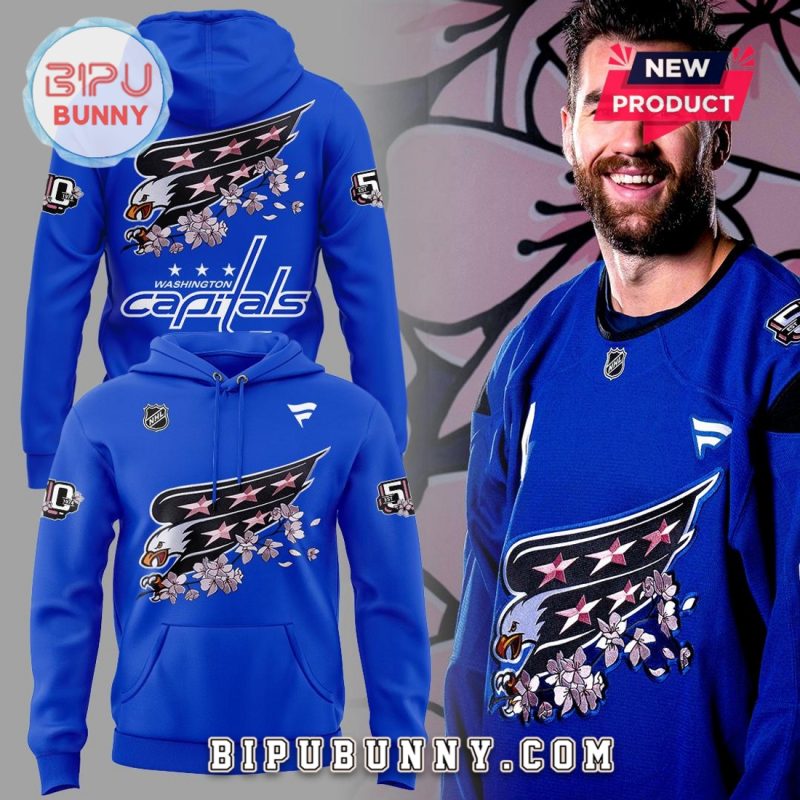 Washington Capitals Behind The Blossom Nike Hoodie