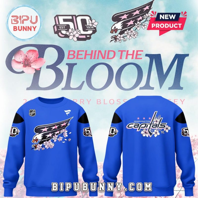 Washington Capitals Cherry Bloom 2025 Hoodie