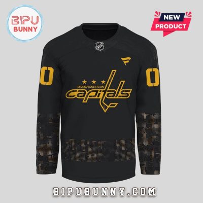 Washington Capitals Personalized Salute to Military Hockey Jersey