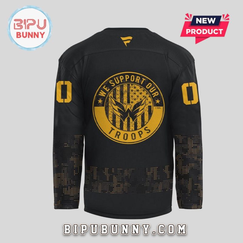 Washington Capitals Personalized Salute to Military Hockey Jersey