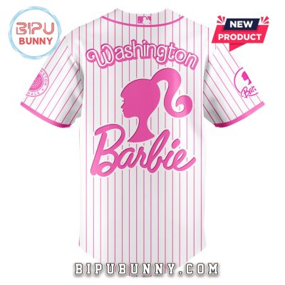 Washington Nationals MLB x Barbie Night Game Baseball Jersey