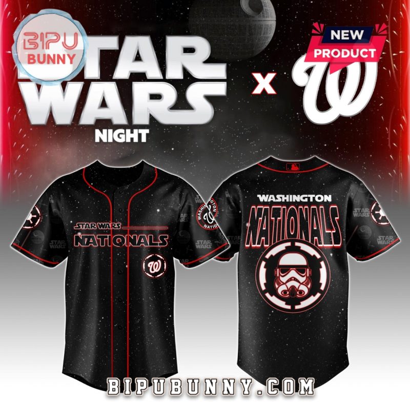 Washington Nationals MLB x Star Wars Night 2025 Baseball Jersey