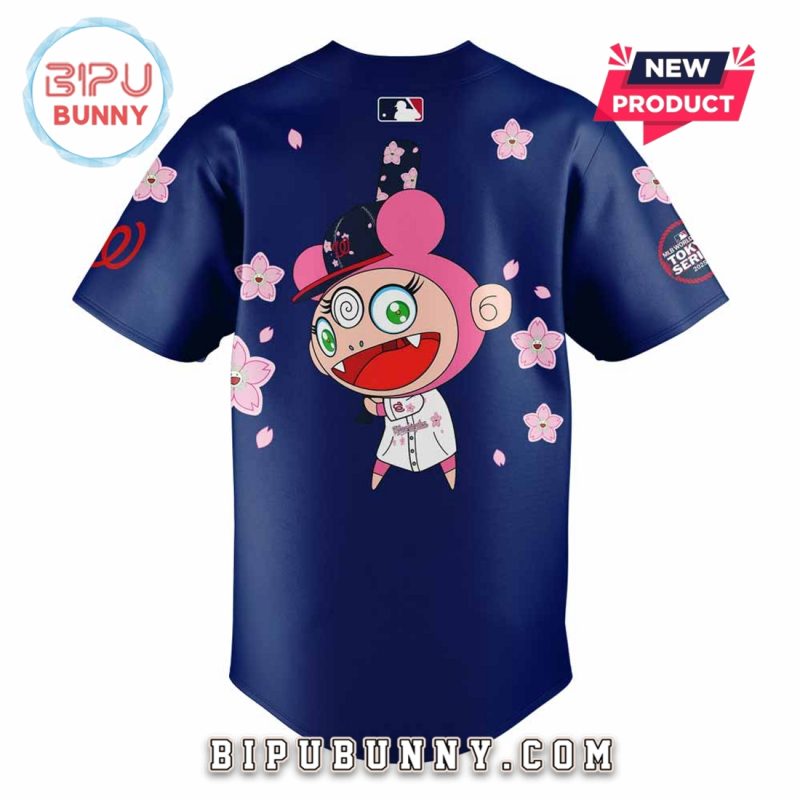 Washington Nationals Takashi Murakami Tokyo Series Baseball Jersey