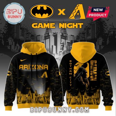 Arizona Diamondbacks MLB x Batman Game Night Hoodie And Pants