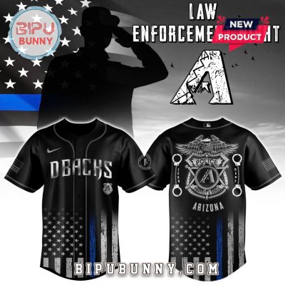 Arizona Diamondbacks MLB x Law Enforcement Night Baseball Jersey