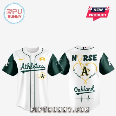 Athletics MLB Nurses Game Night Baseball Jersey