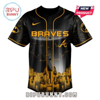 Atlanta Braves MLB x Batman Game Night Baseball Jersey