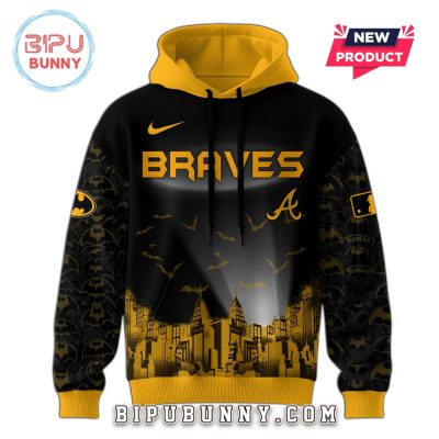 Atlanta Braves MLB x Batman Game Night Hoodie And Pants