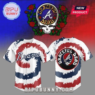 Atlanta Braves MLB x Grateful Dead Baseball Jersey