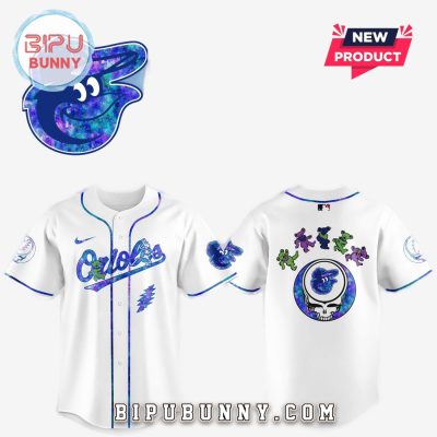 Baltimore Orioles 2025 Grateful Dead Night Baseball Jersey