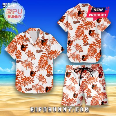 Baltimore Orioles Beach Outfit Hawaiian Shirt