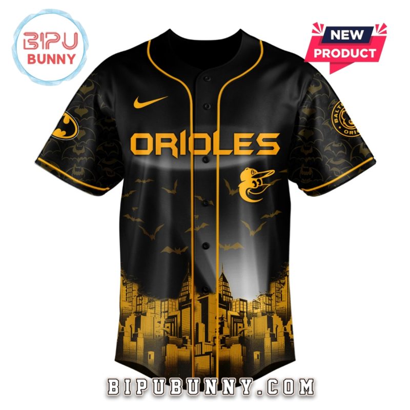 Baltimore Orioles MLB x Batman Game Night Baseball Jersey